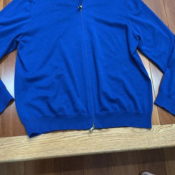 Brooks Brother Men’s Supima Cotton Full-Zip Cardigan size XL - Picture 3 of 8